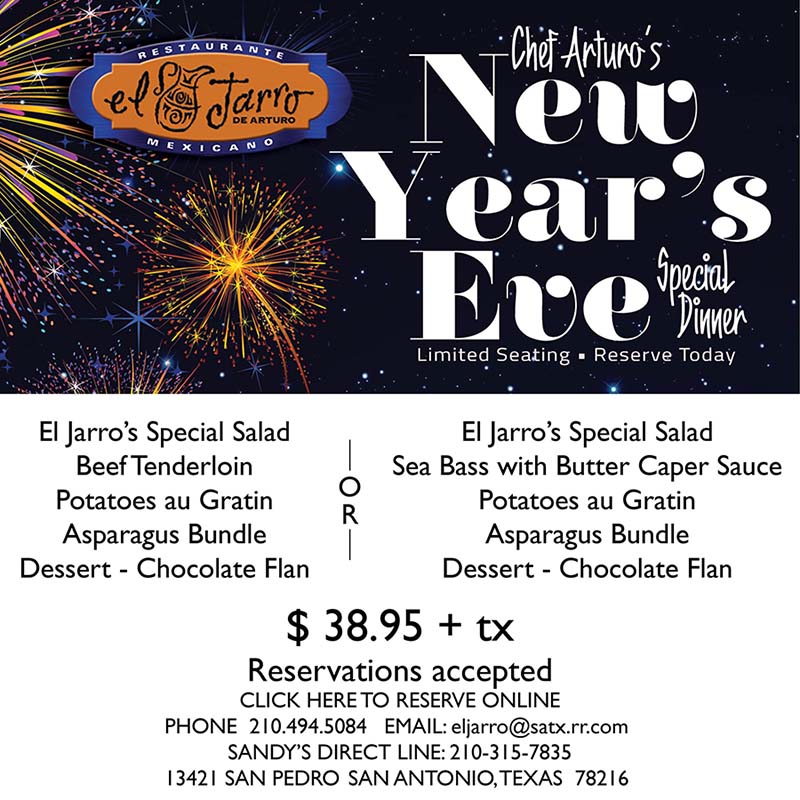 New Year's Eve 2020 Dinner